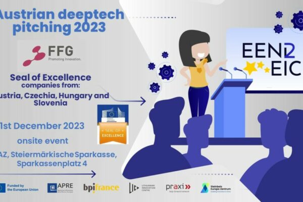E-pitching session in Austria on the 1st December 2023