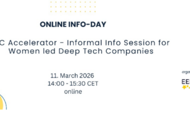 EIC Accelerator for Women-Led Deep Tech Companies: Online Info Session on March 11