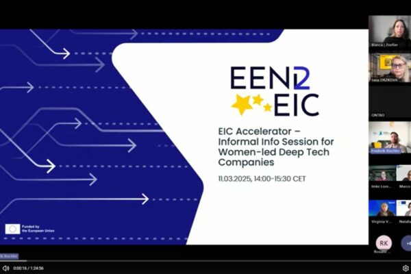 EIC Accelerator for Women-led Deep Tech Companies – recording and materials available!