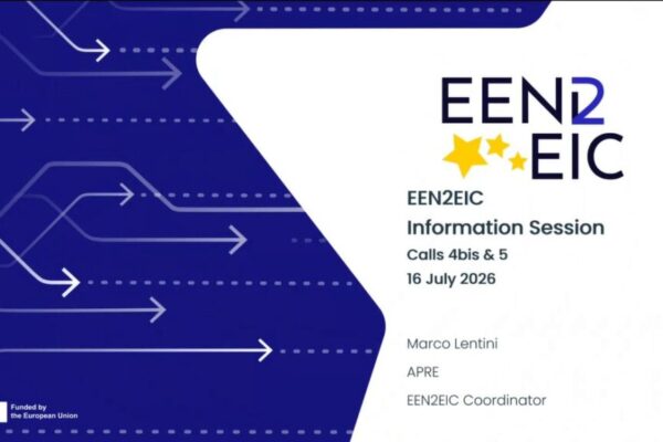 EEN2EIC Info Session on Calls 4bis and 5: Webinar Recording Now Available